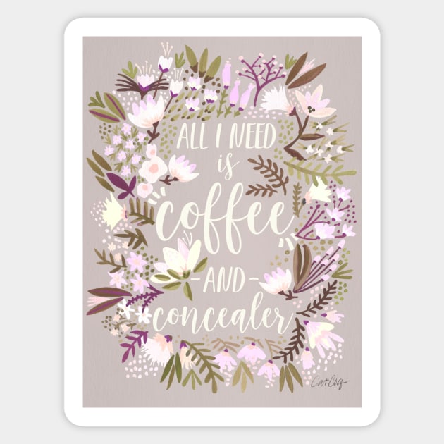 spring coffee Sticker by CatCoq